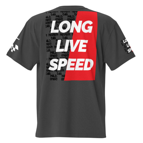 Wild Ones "Long Live Speed" Oversized Faded Tee – Limitless Edition 🏁🔥 - Image 2