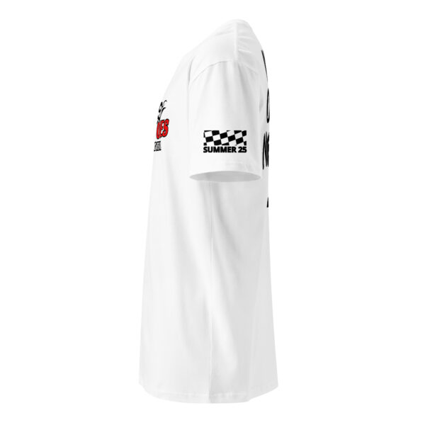 Wild Ones Never Die Classic White Tee – Racing Team Logo Shirt - Image 3