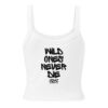 WILD ONES NEVER DIE Women’s Micro-Rib Tank