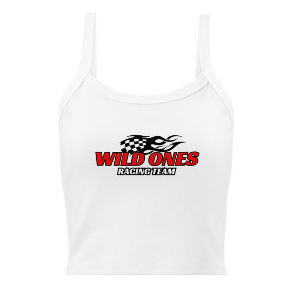 Wild Ones Never Die Women’s Micro-Rib Tank Top – Racing Team Logo