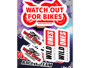 🔥 Wild Ones Never Die Sticker Sheet. Full-Throttle Fun (5 Stickers!)