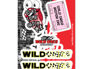 ⚡ Wild Ones Never Die Sticker Sheet Road Rebels 5 Pack